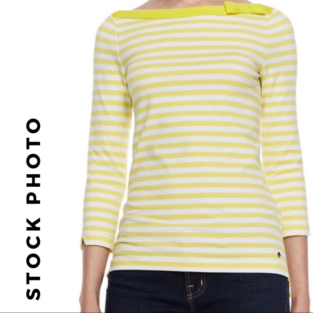 Kate Spade New York Striped Boatneck Tee